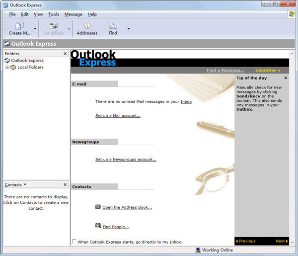 Outlook Express(乤) V6.0 ɫ