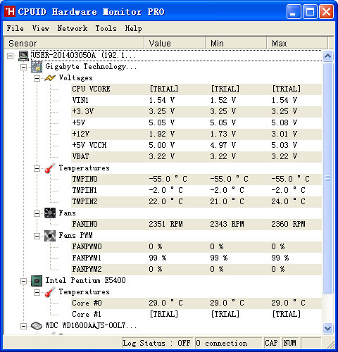 HWMonitor Pro (ʵʱCPU) 1.19 Ӣɫ